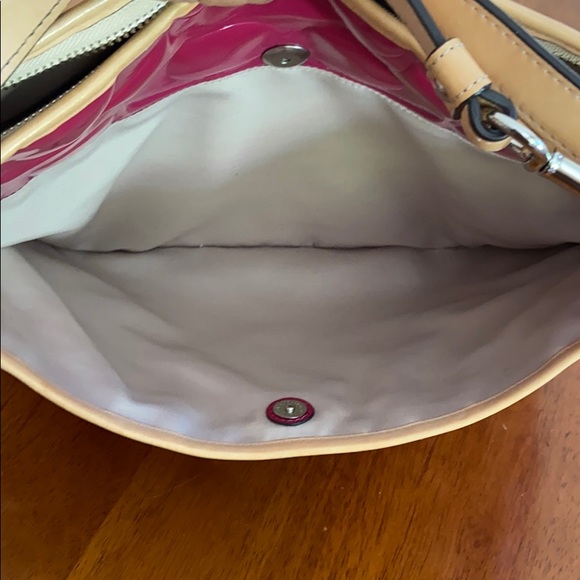 Coach Magenta Patent Leather Handbag - Picture 7 of 11